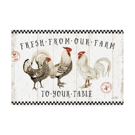 Trademark Fine Art Katie Pertiet 'Free Range Fresh I' Canvas Art, 30x47 WAP10096-C3047GG